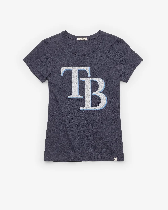 men’s casual short sleeve shirts for beach outings -TAMPA BAY RAYS PREMIER '47 FRANKIE TEE WOMENS