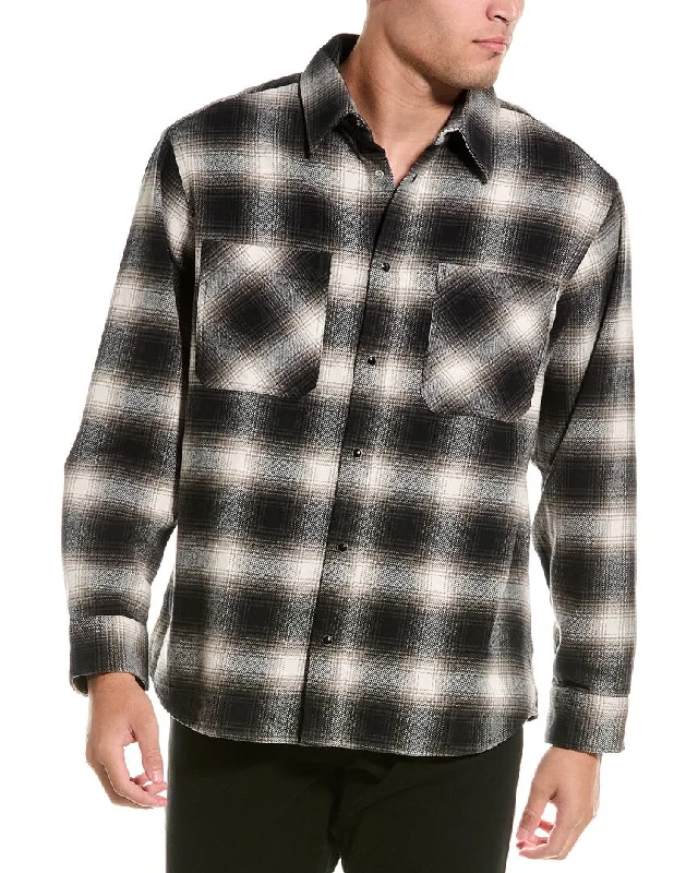 Men's bison shirts-The Kooples Shirt