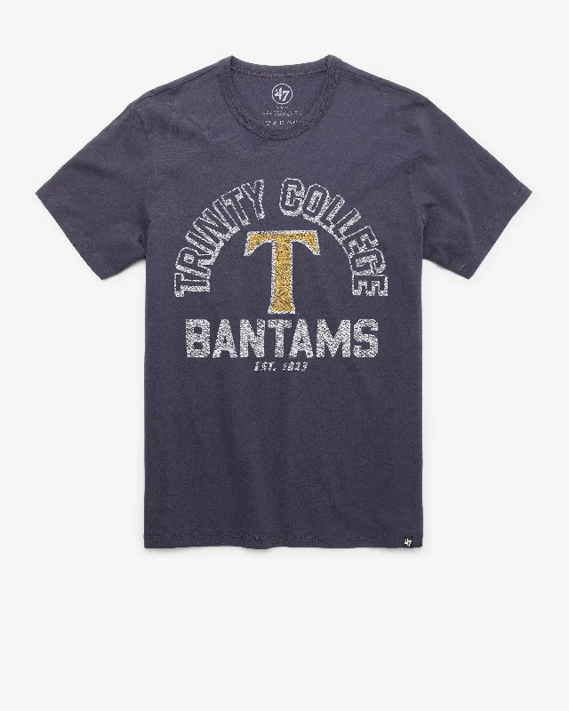 short sleeve shirts for weekend wear for men -TRINITY COLLEGE BANTAMS RETROGRADE '47 FRANKLIN TEE