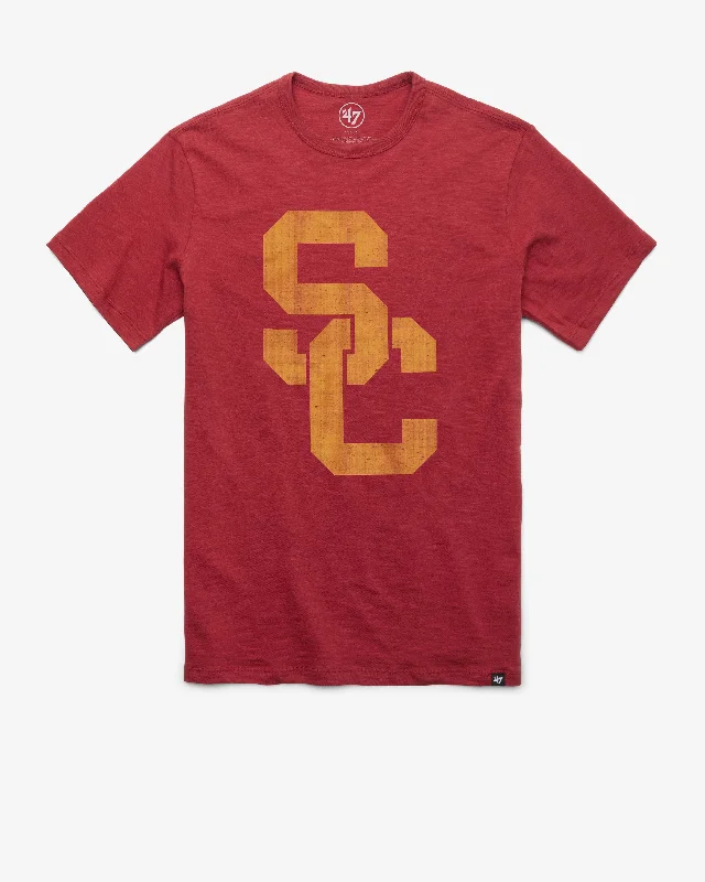 stylish short sleeve shirts for weekend trips -USC SOUTHERN CALIFORNIA TROJANS GRIT '47 SCRUM TEE GRIT '47 SCRUM TEE