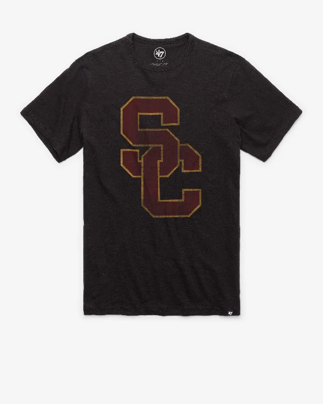 stylish short sleeve shirts with patterns for men -USC SOUTHERN CALIFORNIA TROJANS GRIT '47 SCRUM TEE GRIT '47 SCRUM TEE