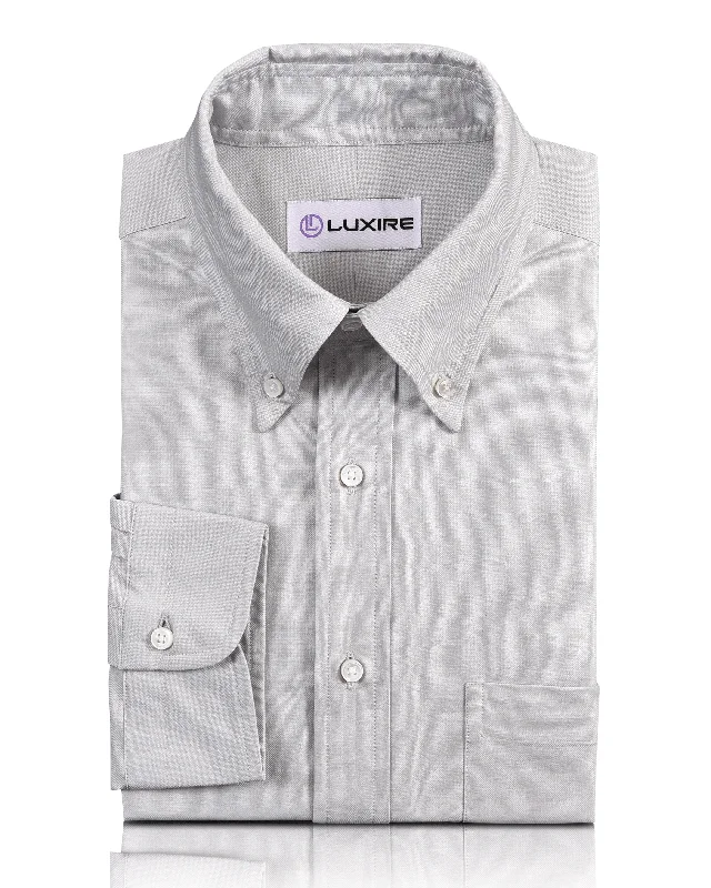 Men's job-site shirts-Warzone Soft Grey Oxford