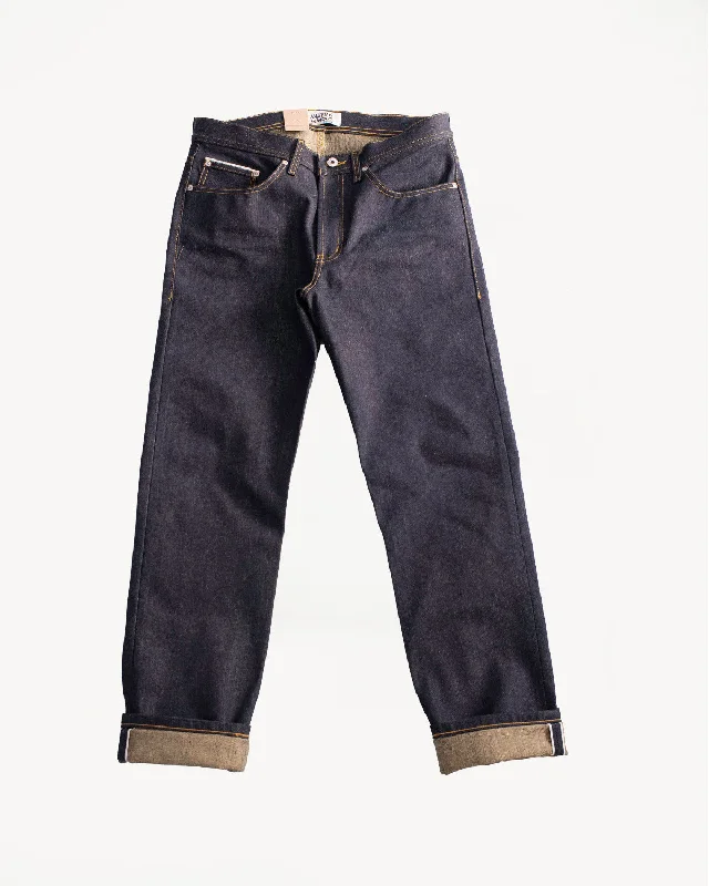 Men's pants for city wanderers-15oz - Pagoda Dyed Selvedge - Weird Guy