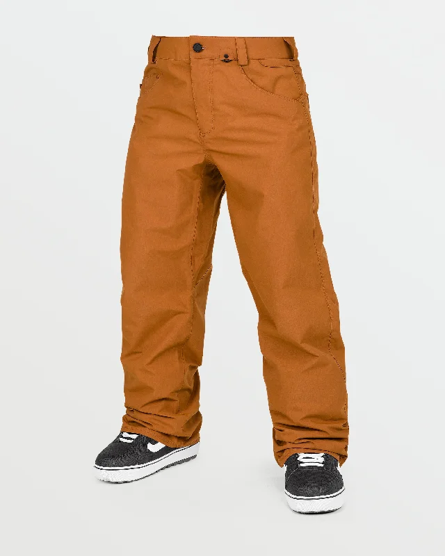 Men's pants with fine stretch-Mens 5-Pocket Pants - Caramel