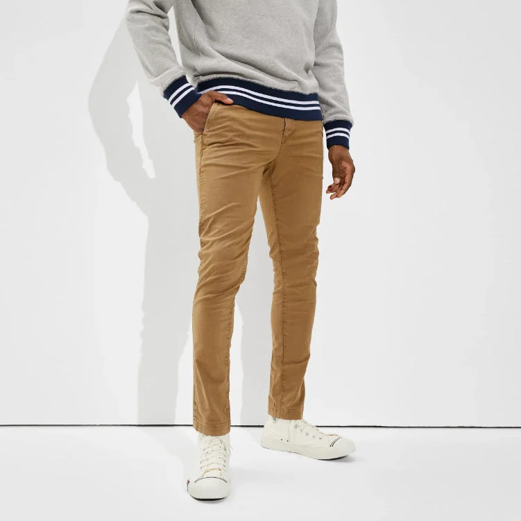 Men's pants with chic style-AE - Men 'Khaki' Flex Skinny Chino Pant AE110