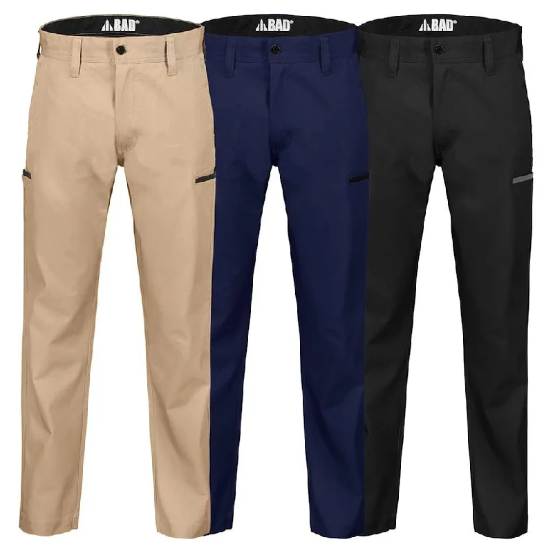 Men's pants with trim tones-BAD 365™ SLIM FIT WORK PANTS