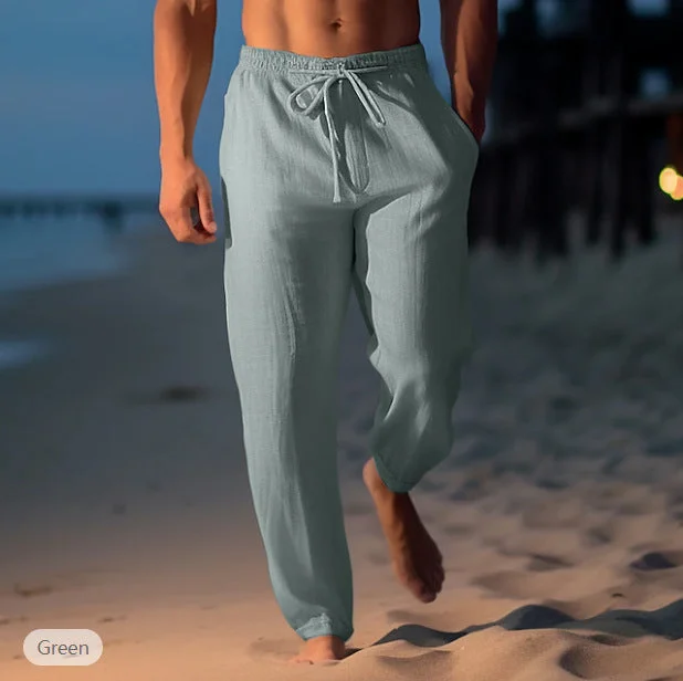 Men's pants for busy vibes-Beach Pants