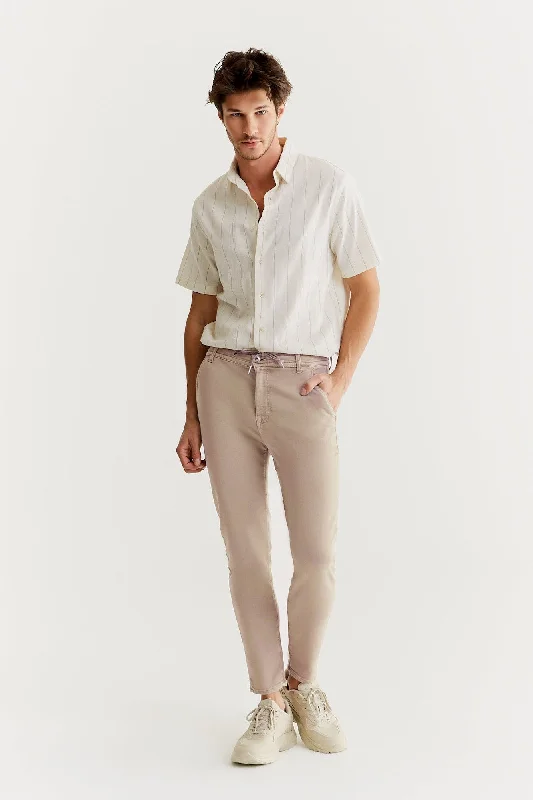 Men's pants for busy style-Felix Jogger Chino Pants Moon Rock