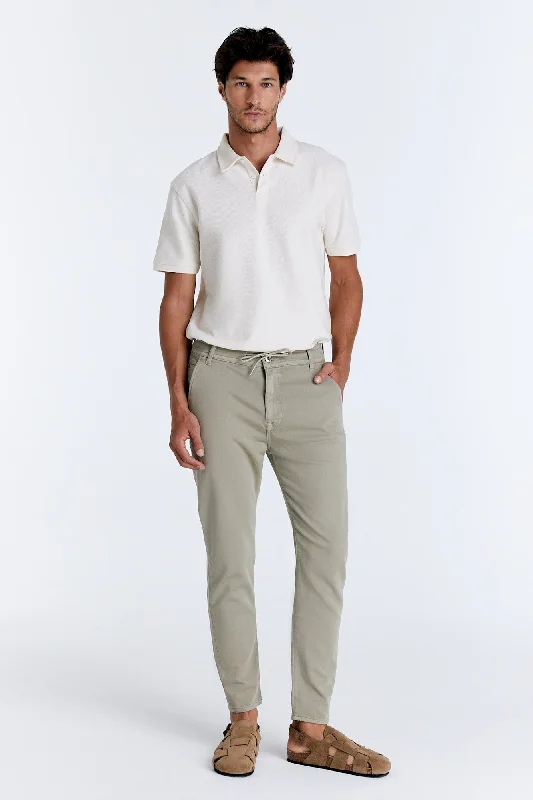 Men's pants with vivid hues-Felix Jogger Chino Pants Sage