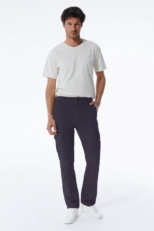 Men's pants with classic design-Henk Cargo Pants Dark Blue