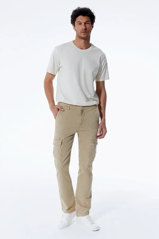 Men's pants cobalt blue-Henk Cargo Pants Sand