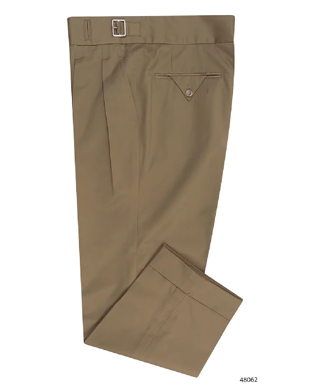 Men's pants for storms-Gurkha Pant in British Khaki Twill Chino 9 Oz