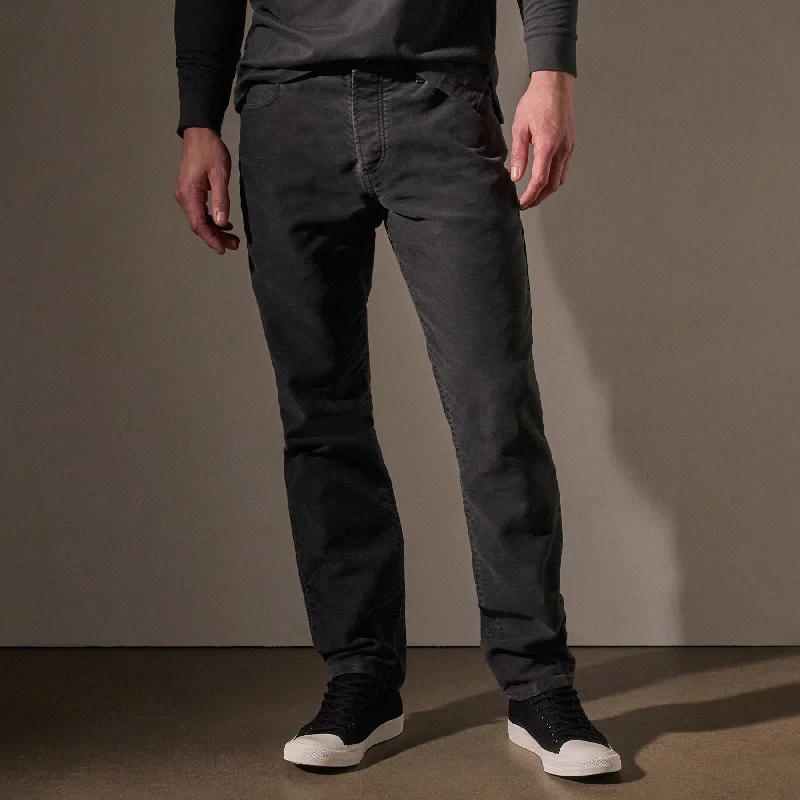 Men's pants for long drives-Cotton Moleskin 5 Pocket Pant - Magma Pigment