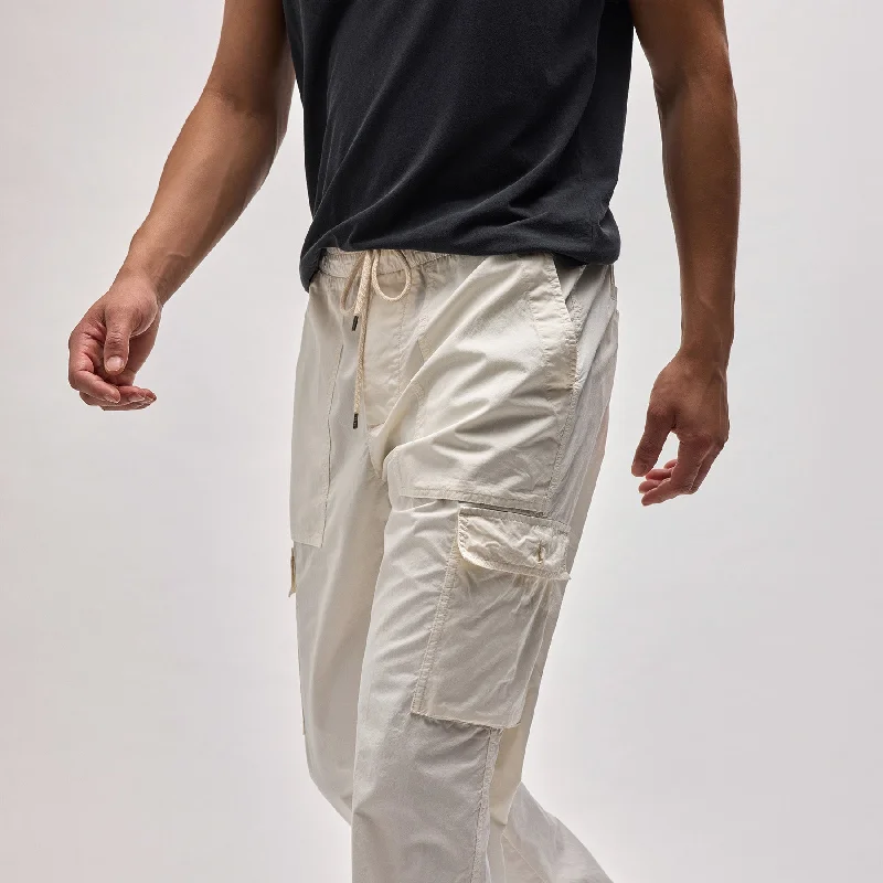 Men's pants for cardio-Cotton Poplin Cargo - Cotton Pigment