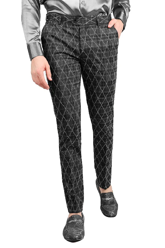 Men's pants snug fit-Diamond Time Pants