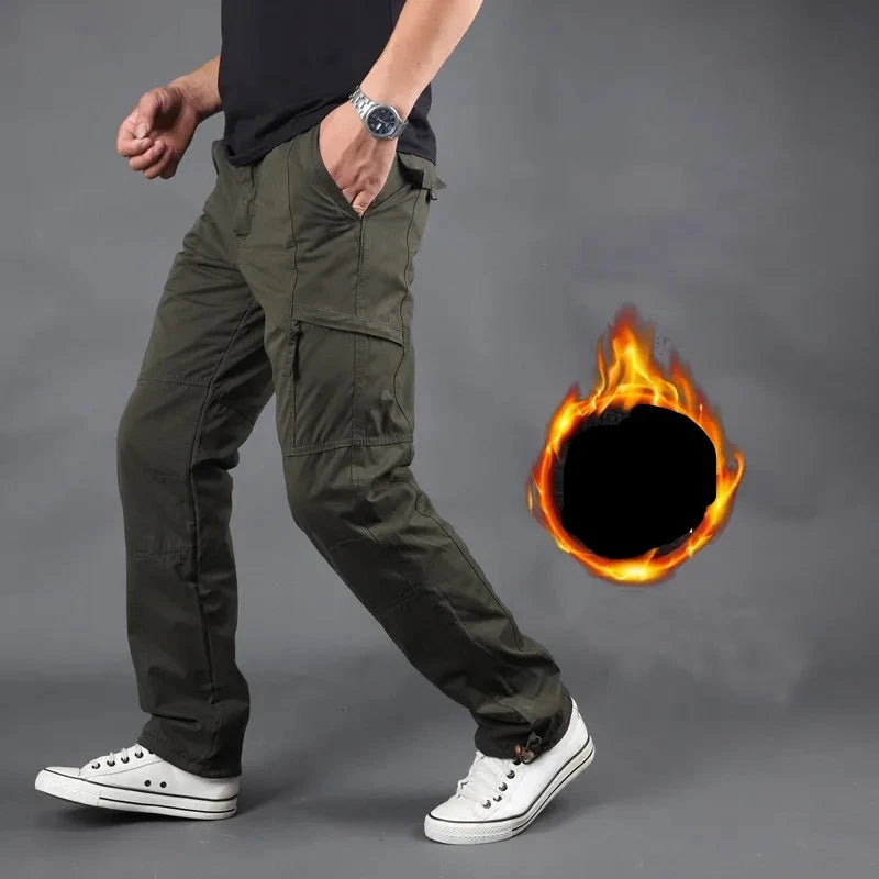 Men's pants for all-day wear-Men's Polyester Mid Waist Zipper Fly Closure Waterproof Trousers