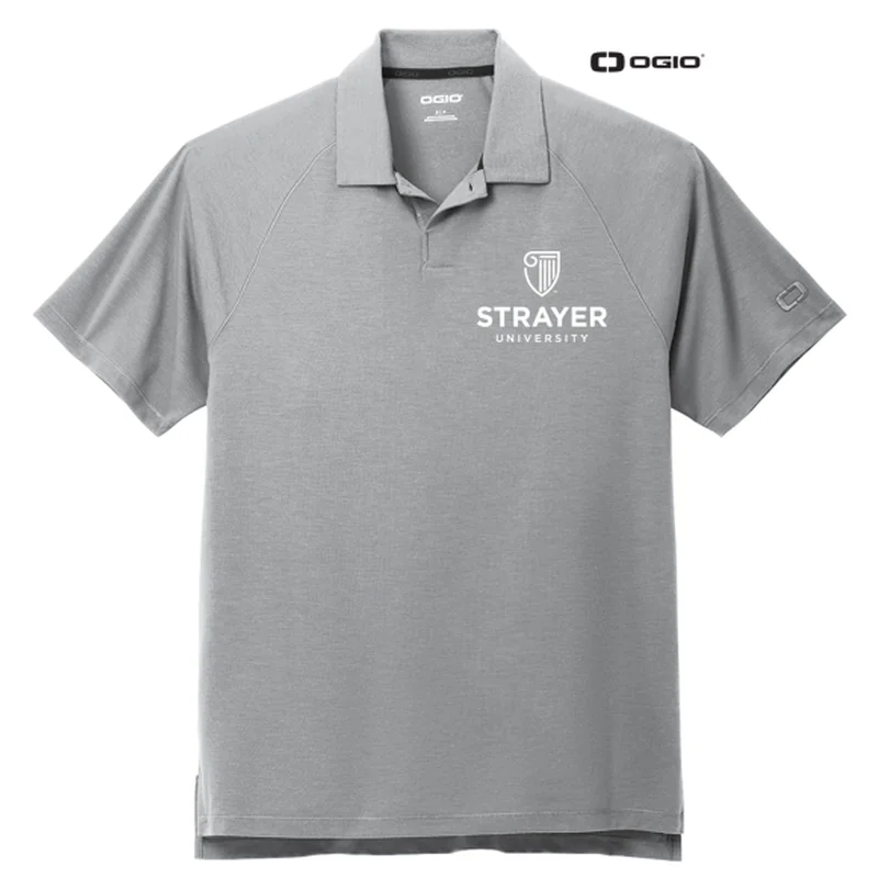 versatile and comfortable short sleeve t-shirts for men -NEW STRAYER OGIO® Motion Polo - Greystone