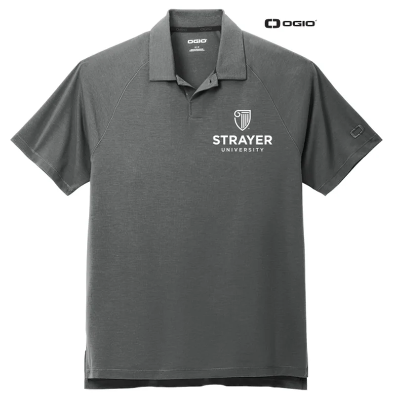 stylish short sleeve shirts for daily wear -NEW STRAYER OGIO® Motion Polo - Tarmac Grey