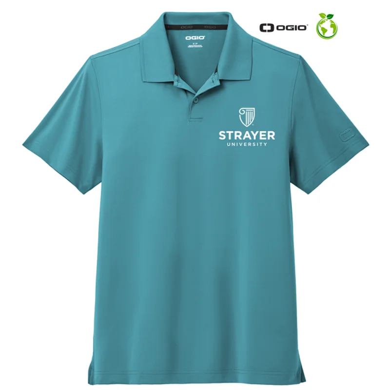 short sleeve shirts with unique graphics for men -NEW STRAYER OGIO® Regain Polo - Fusion Blue