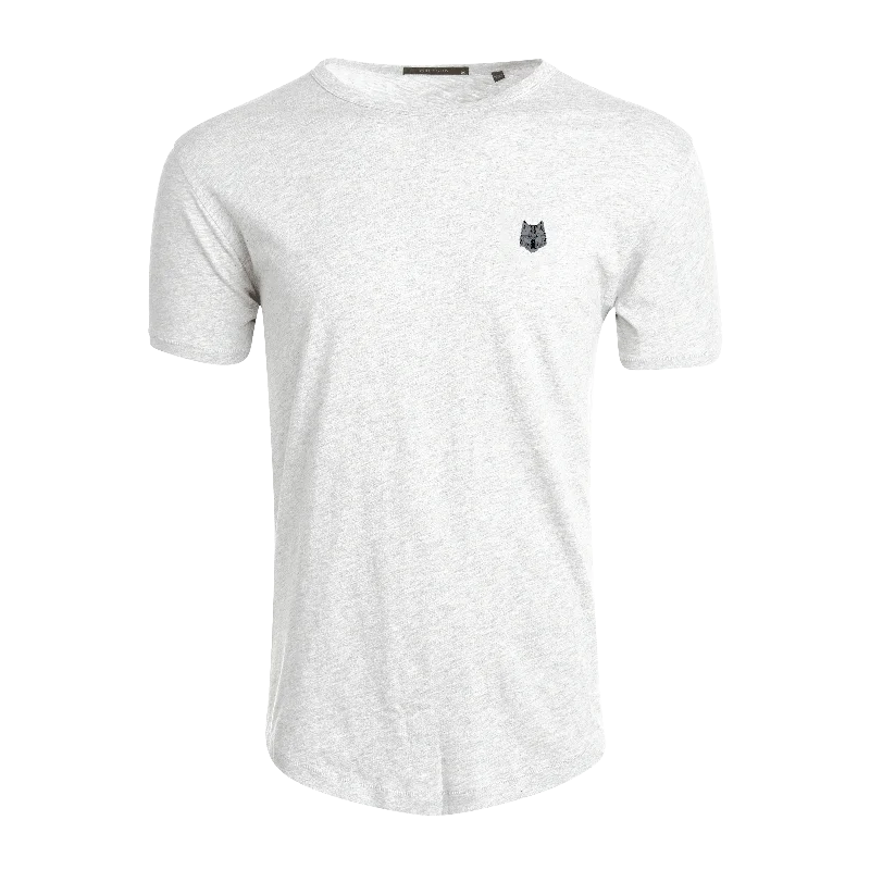 affordable short sleeve shirts for everyday wear -Silver Wolf Alpha Slub Tee