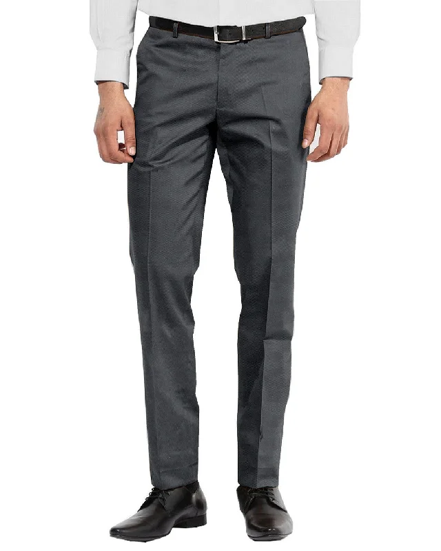 Men's pants with roomy fit-Soft Ash Grey Twill