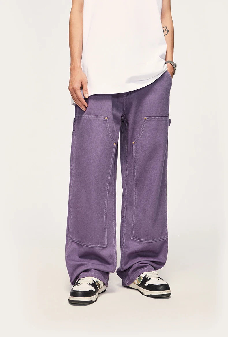 Men's pants with thick lining-Soft Boy Bottle Pocket Pants