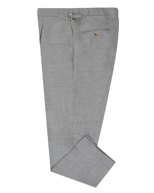 Men's pants with sharp vibes-Vitale Barberis Canonico - 120s 2 Ply Summer Grey Dress Pant